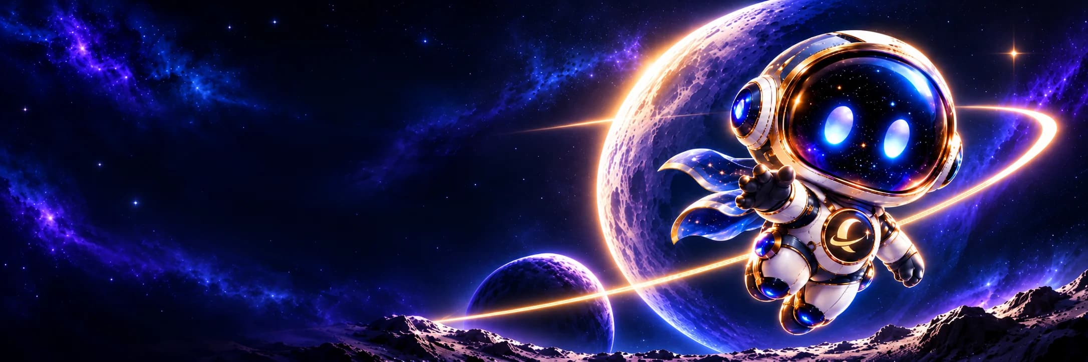 COSMA expedition astronaut and cosmic worlds